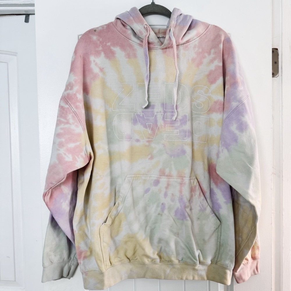 Zeds Dead Pastel Tie Dye Hoodie